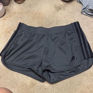 Adidas Women's Dark Gray Athletic Shorts